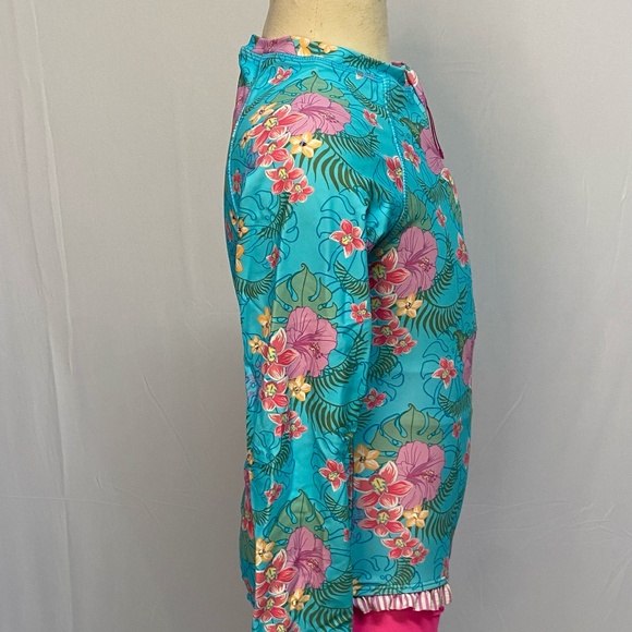 Ruffle Butts Long sleeve zip up swimsuit - Picture 7 of 7